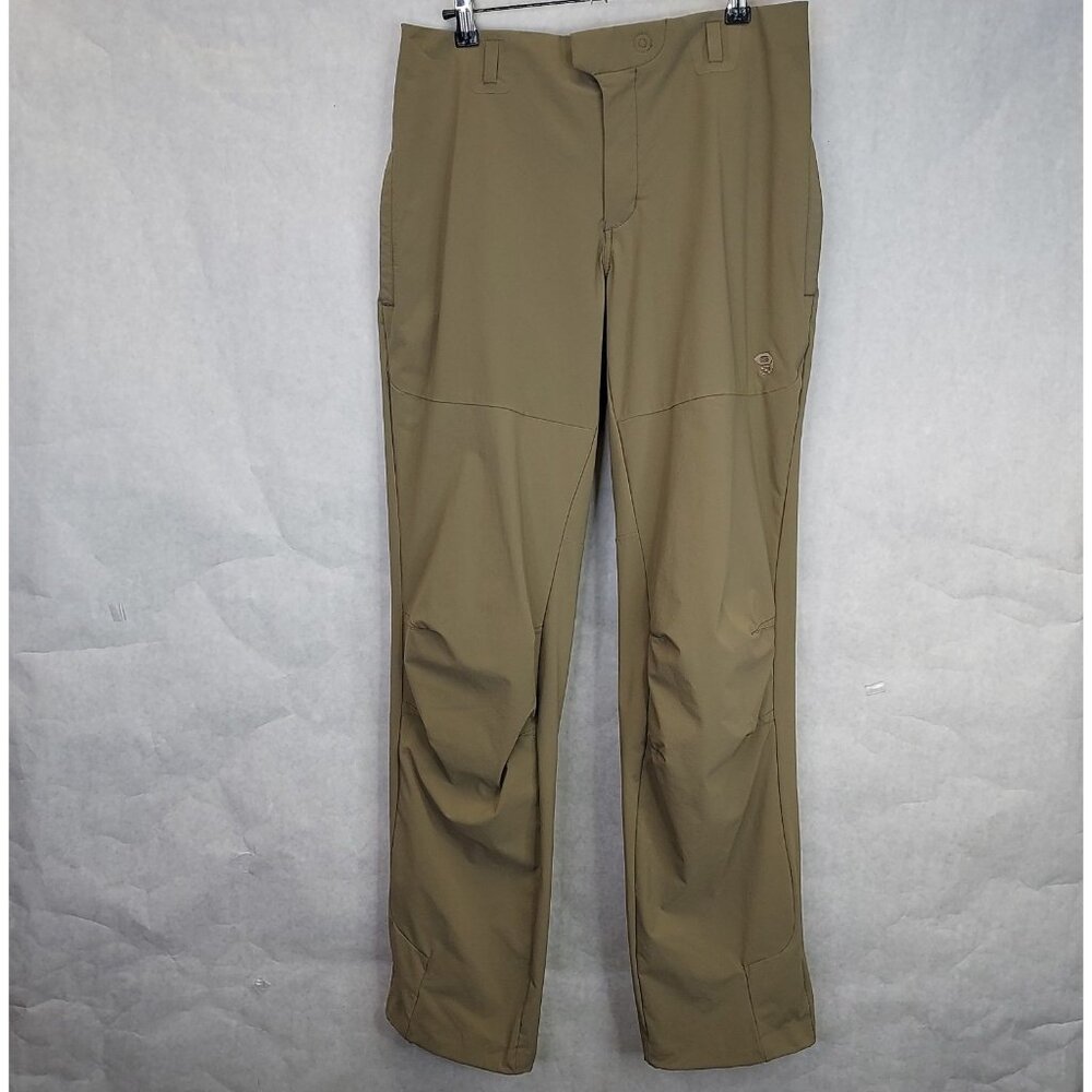 Mountain Hardwear Yuma Hiking Pants Women's 8 Tan Stretch Nylon Outdoor Gorpcore